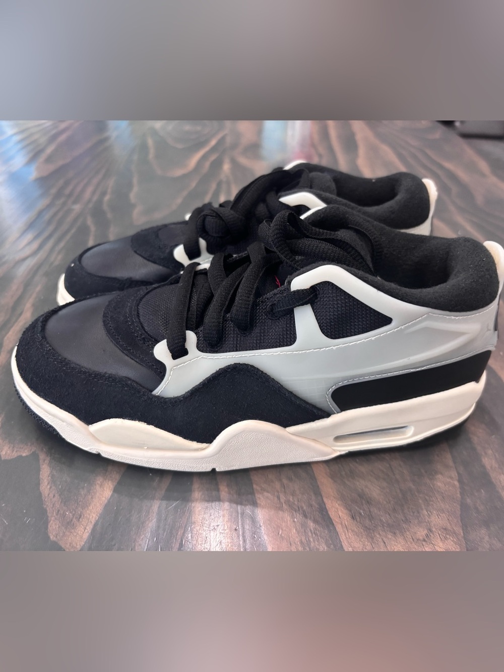 Jordan Low-Top Sneakers in Black and White